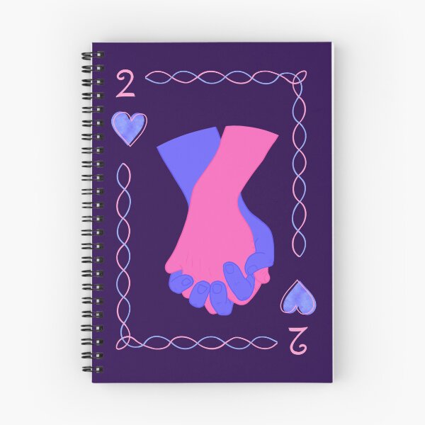 Item preview, Omnisexual 2 of Hearts holding hands designed and sold by EBParsley.