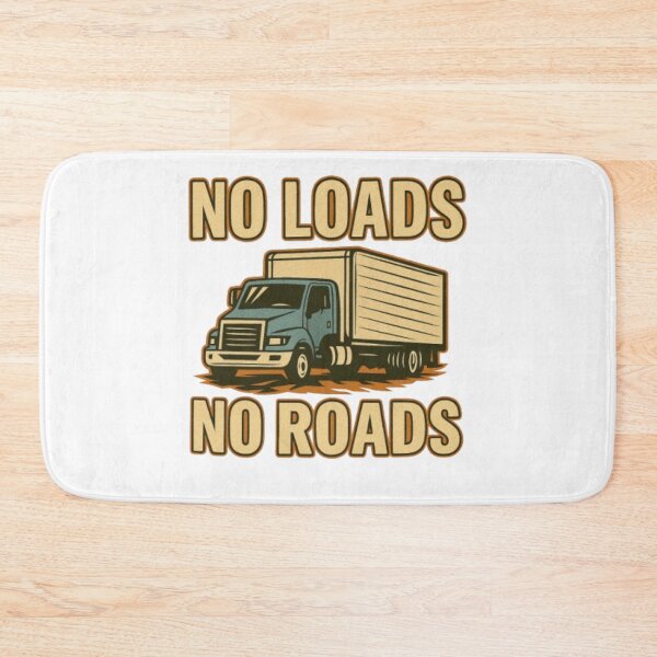 Item preview, No Loads No Roads Trucker Tee designed and sold by Cosmic Graphicz.