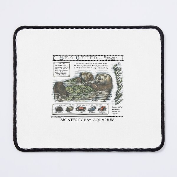 Item preview, monterey bay aquarium otter designed and sold by JaquelinDach.