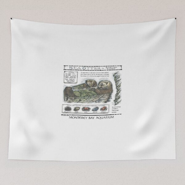 Item preview, monterey bay aquarium otter designed and sold by JaquelinDach.
