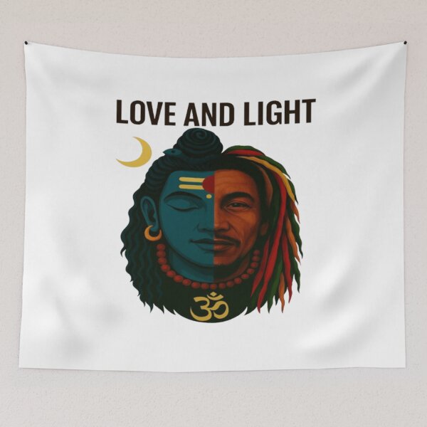 Item preview, Love And Light a Fusion Portrait designed and sold by Cosmic Graphicz.