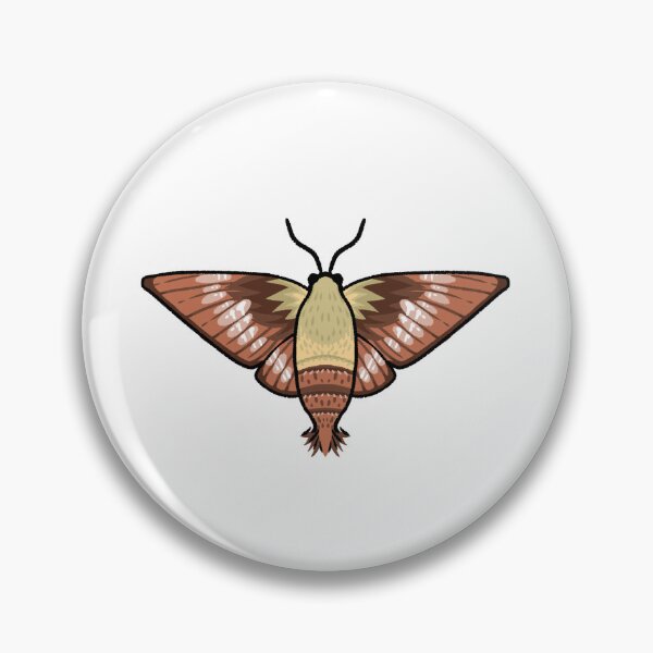 Item preview, Hummingbird clearwing moth (Hemaris thysbe)  designed and sold by fr0g-enthusiast.