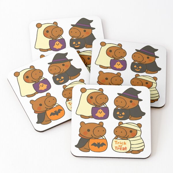 Item preview, Cute Hippo Halloween Costumes - Trick or Treat Sticker designed and sold by FestivityFinds.