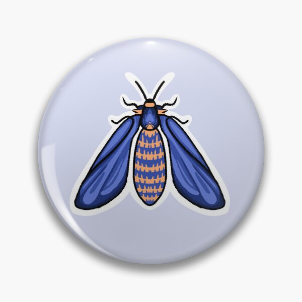 Item preview, Hübner's wasp moth (Amata huebneri) designed and sold by fr0g-enthusiast.