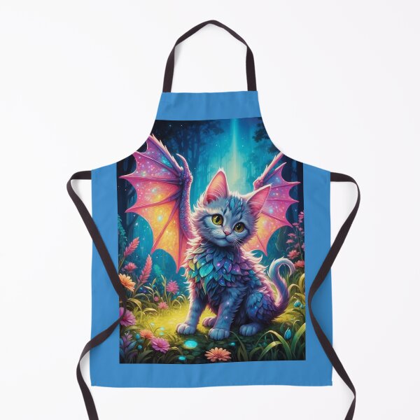 Item preview, Cute Winged Kitten in Enchanted Forest designed and sold by KilianSzmid.