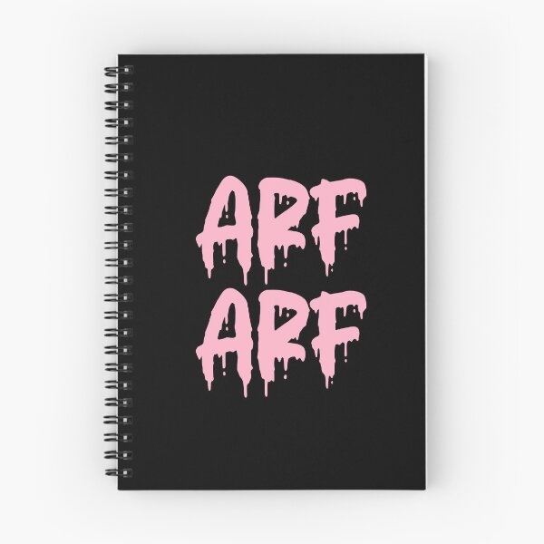 Item preview, ARF ARF BRIGHT PINK ON BLACK BLOOD DRIP designed and sold by RomeArtCo.