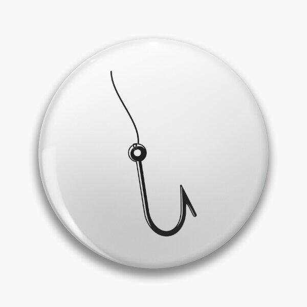 Item preview, Fishing Hook And Fishing Line Silhouette Vector designed and sold by THP Creative.