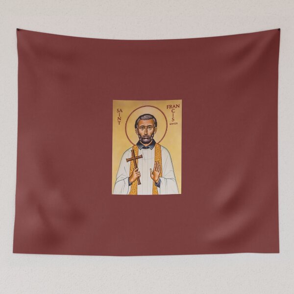 Item preview, Icon of St. Francis Xavier, a Jesuit Missionary Priest designed and sold by LINDA MCKUSICK.