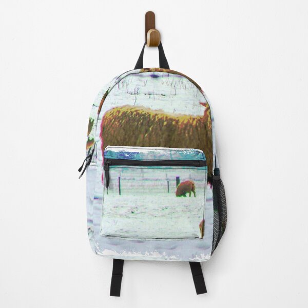 Item preview, Sheep in Snow Covered Paddocks New Zealand designed and sold by Dianne Mead.