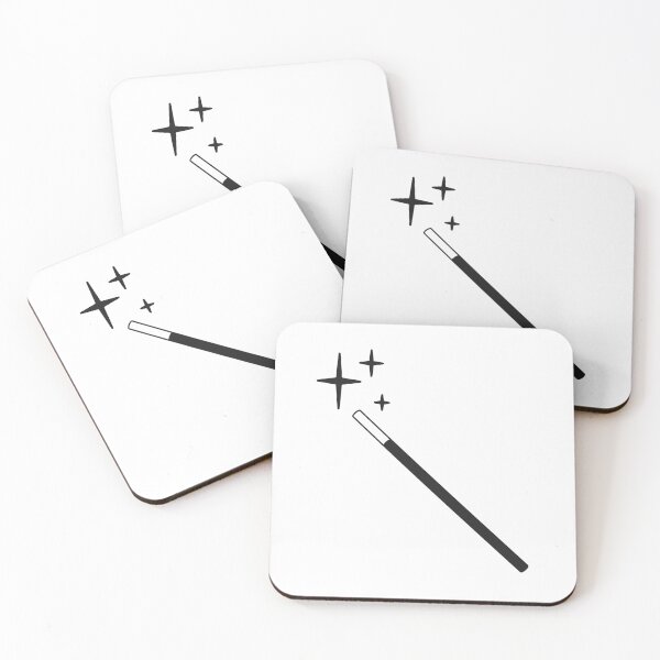 Item preview, Magicians Wand With Black Stars Vector Graphic designed and sold by THP Creative.