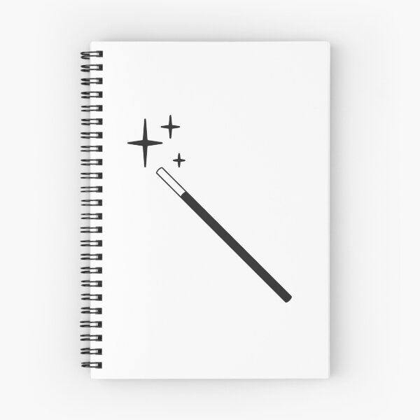 Item preview, Magicians Wand With Black Stars Vector Graphic designed and sold by THP Creative.