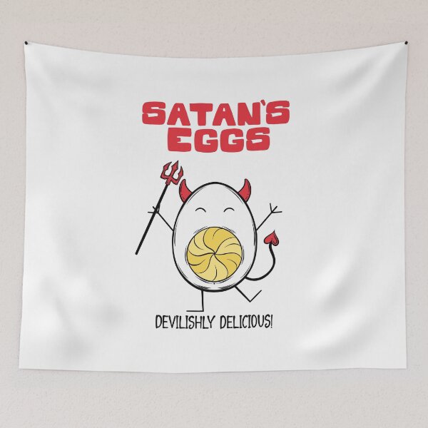 Item preview, Satan’s Eggs Deviled Eggs designed and sold by Eyeballkid-.