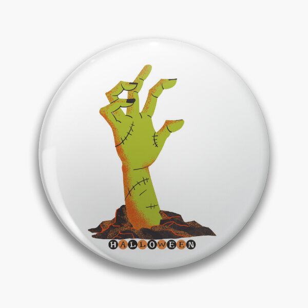 Item preview, Zombie Hand Emerging from Grave Halloween Sticker designed and sold by FestivityFinds.