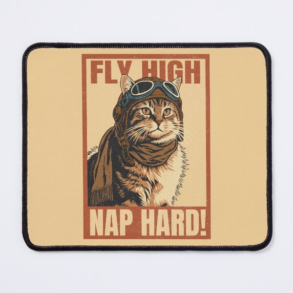 Item preview, Cat pilot designed and sold by fathi Illustration.