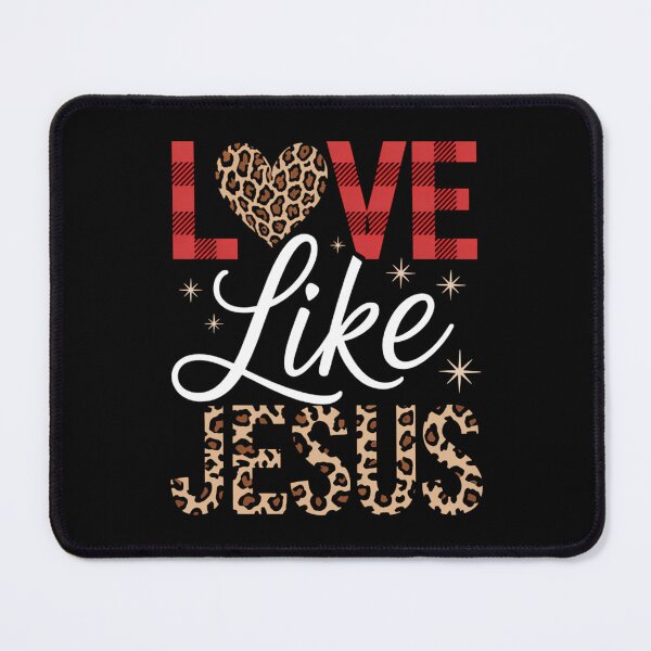 Item preview, Faith Bible Blessed Christian Heart Jesus Christian Leopard designed and sold by LunaCrazeArt.