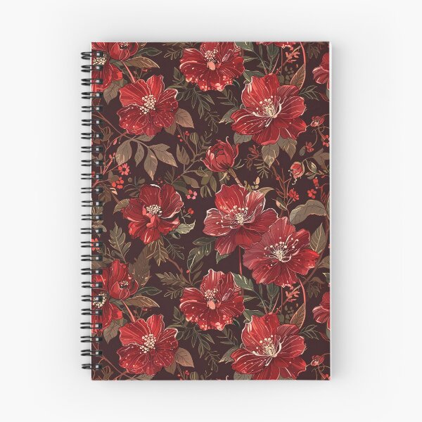 Item preview, Elegant Red Floral Pattern designed and sold by CoolPixels.