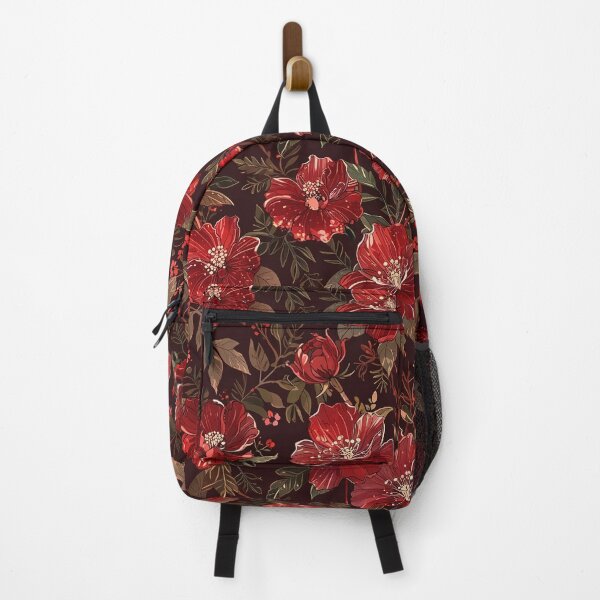 Item preview, Elegant Red Floral Pattern designed and sold by CoolPixels.