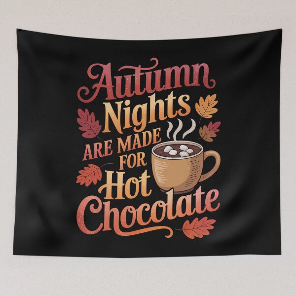 Item preview, Fall Autumn Hot Chocolate designed and sold by LunaCrazeArt.