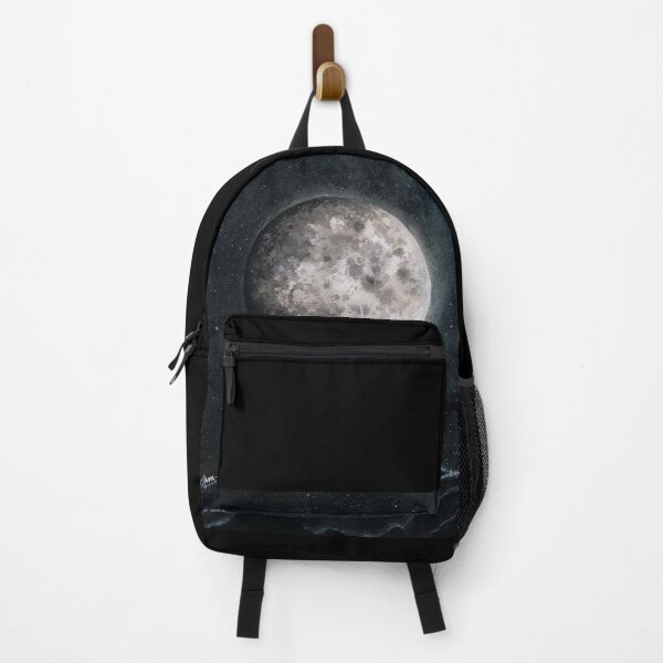 Item preview, Full Moon Watercolour Painting - Night Sky and Stars, Fantasy Moon designed and sold by Sam Morton - Heart Art.
