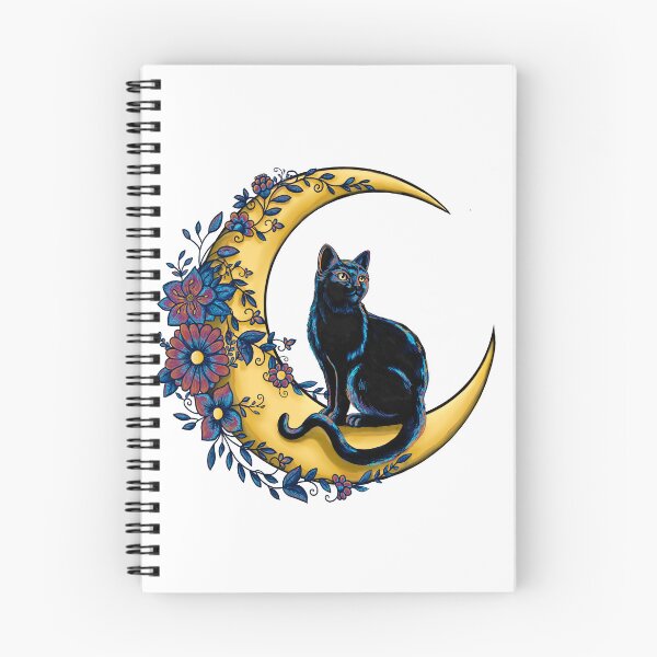 Item preview, Black Cat Aurmn Moon designed and sold by Fearshift.