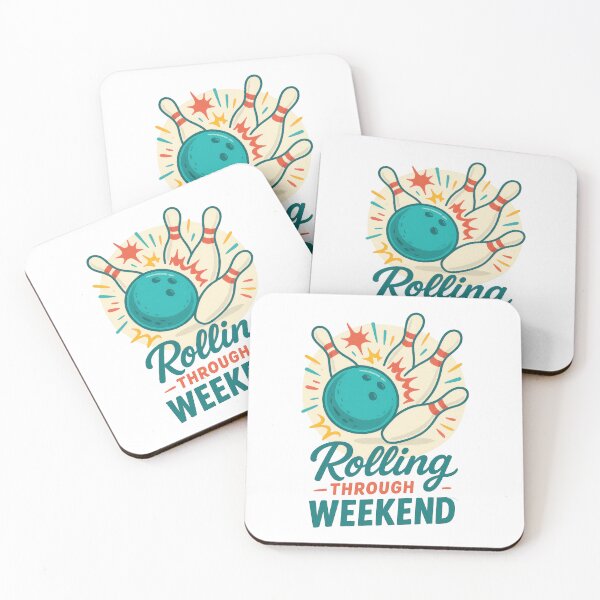Item preview, Rolling Through the Weekend | Funny Bowling Strike Retro Design designed and sold by inkoutninja.