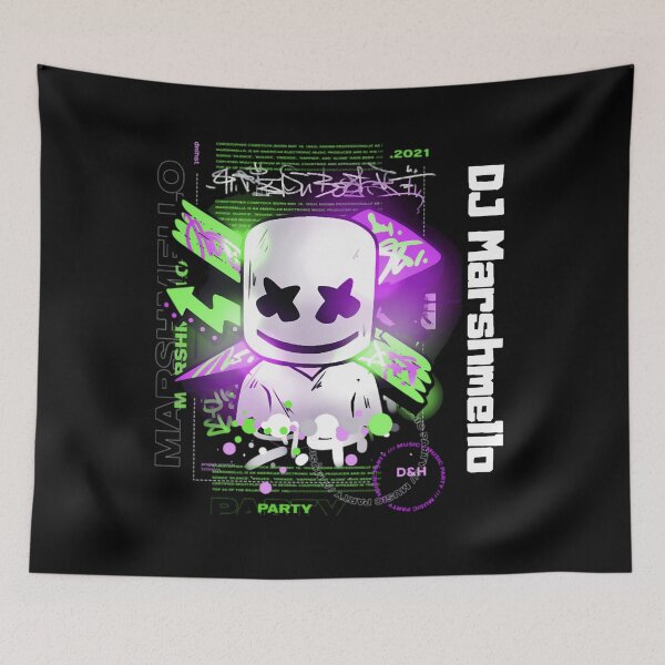Item preview, DJ Marshmello Essential T-Shirt designed and sold by imolynne9giv.