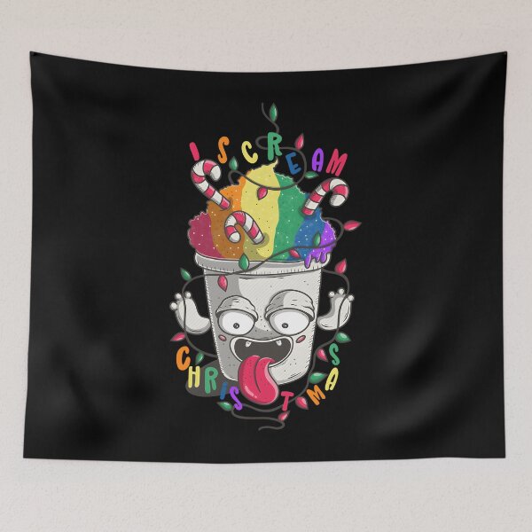 Item preview, unny Rainbow Ice Cream – I Scream Christmas designed and sold by fquZ5yKOO10.