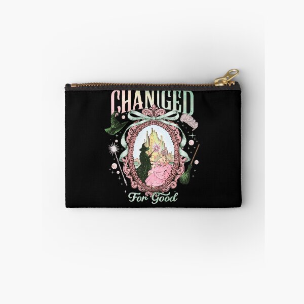 Item preview, Wicked Changed For Good Witch On Mirror Pink and Green Musical Tees, Gravity Broomstick Magic Wand designed and sold by JaquelinDach.