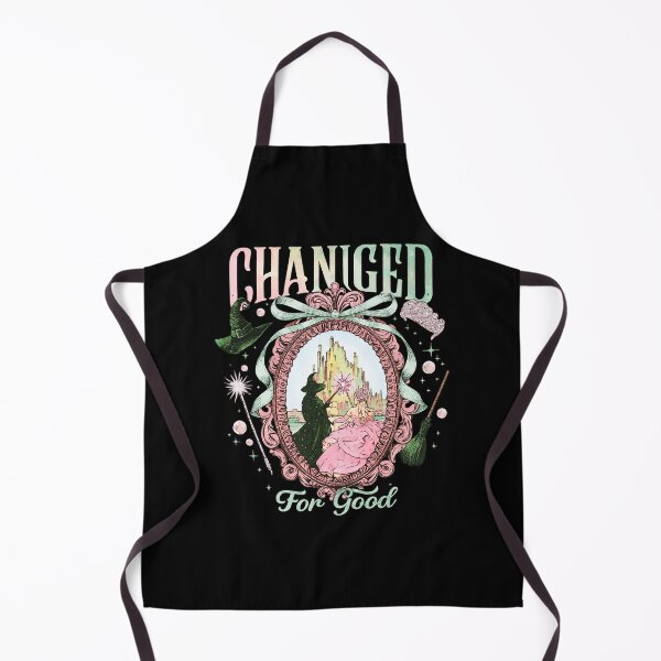 Item preview, Wicked Changed For Good Witch On Mirror Pink and Green Musical Tees, Gravity Broomstick Magic Wand designed and sold by JaquelinDach.