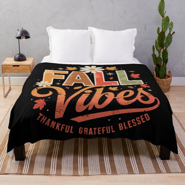 Item preview, Fall Vibes Thankful Grateful Blessed Autumn designed and sold by LunaCrazeArt.