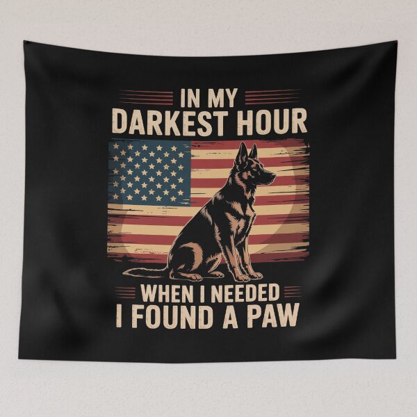 Item preview, Dogs In My Darkest Hour When I Needed A Hand I Found A Paw designed and sold by Patricsselin.