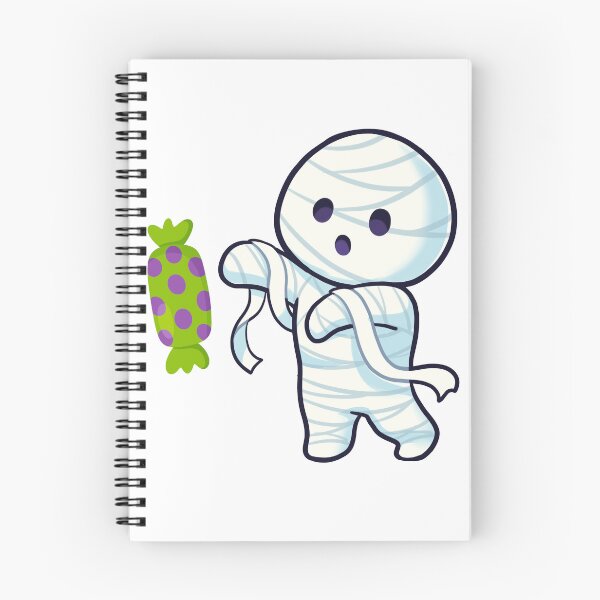 Item preview, Cute Kawaii Mummy Offering Halloween Candy Sticker designed and sold by FestivityFinds.