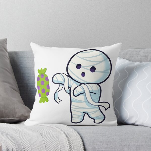 Item preview, Cute Kawaii Mummy Offering Halloween Candy Sticker designed and sold by FestivityFinds.