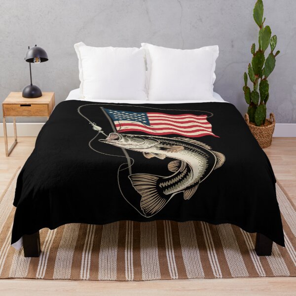 Item preview, Fishing Camouflage US American Flag Fish Fisherman designed and sold by LunaCrazeArt.