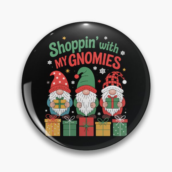 Item preview, Friday Gnomes Shopping Squad Black Family Christmas Gnomies designed and sold by LunaCrazeArt.