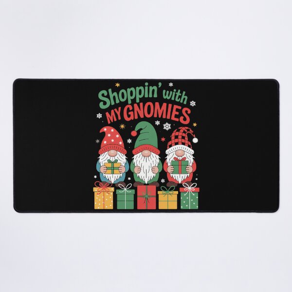 Item preview, Friday Gnomes Shopping Squad Black Family Christmas Gnomies designed and sold by LunaCrazeArt.