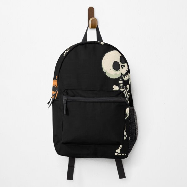 Item preview, Funny Skeleton with Pumpkin Balloon – Cute Halloween designed and sold by haitrieuic96.