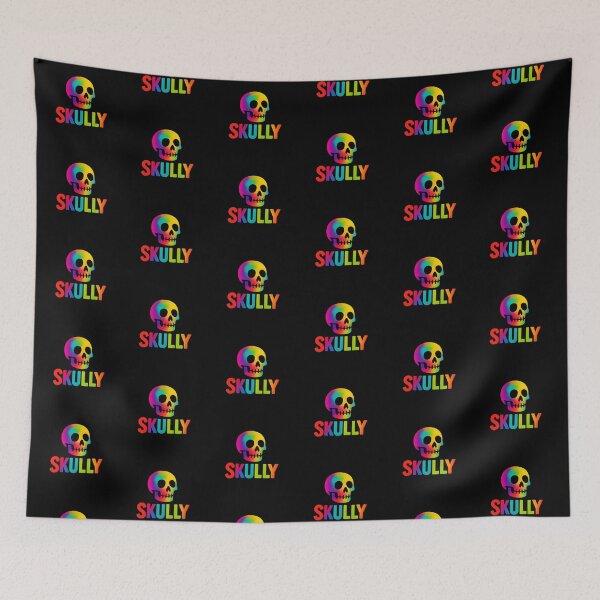 Item preview, Vibrant Rainbow Spray Paint Skull "Skully" Pop Art T-Shirt designed and sold by FestivityFinds.