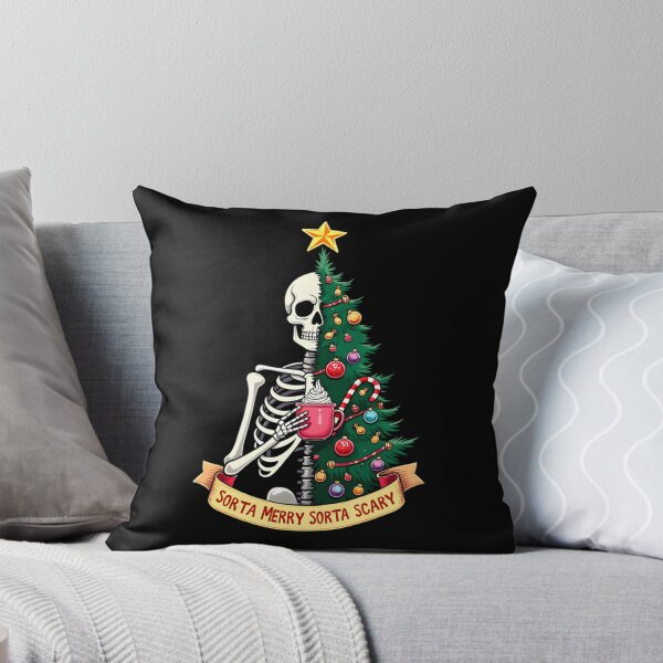 Item preview, Sorta Merry Sorta Scary Christmas Tree Skeleton Xmas Party designed and sold by fquZ5yKOO10.