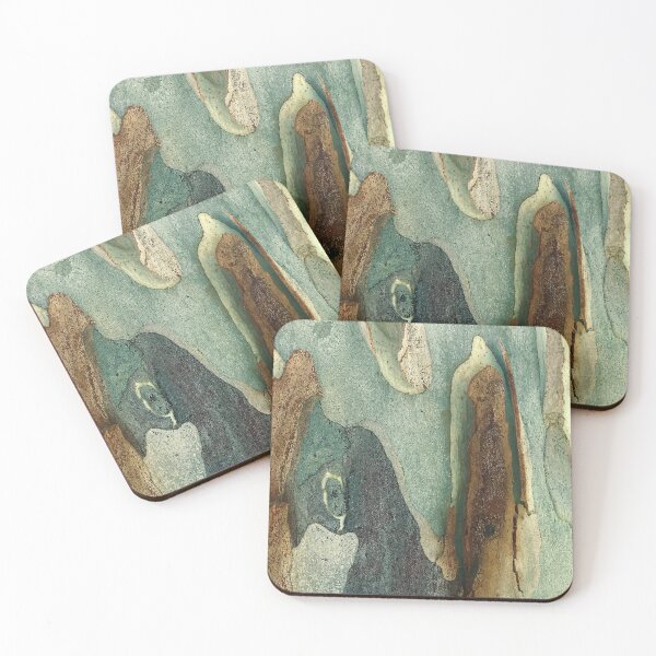 Item preview, Breathtaking Tree Bark Art In Subtle Aqua-Sea Foam  designed and sold by DEC02.