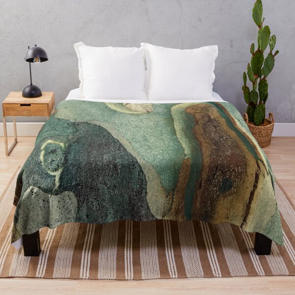Item preview, Breathtaking Tree Bark Art In Subtle Aqua-Sea Foam  designed and sold by DEC02.