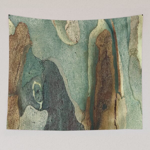 Item preview, Breathtaking Tree Bark Art In Subtle Aqua-Sea Foam  designed and sold by DEC02.