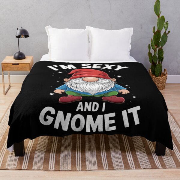 Item preview, Funny Garden Gnomes Joke Pun designed and sold by LunaCrazeArt.