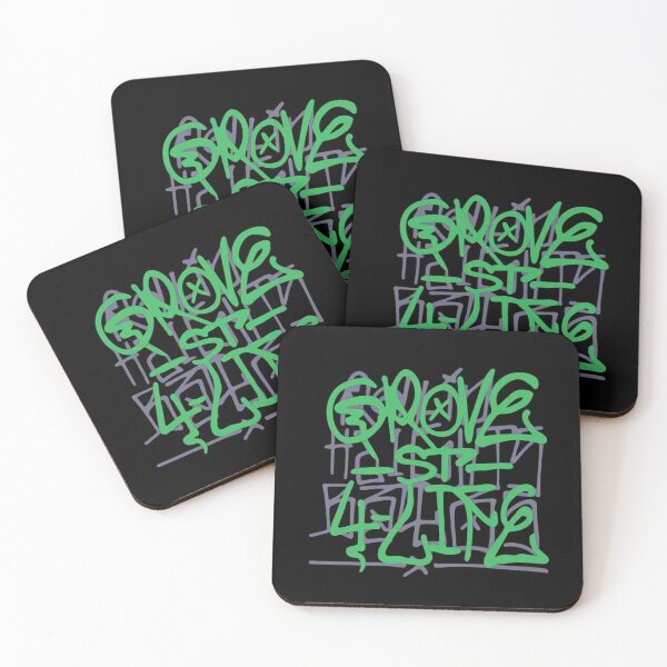Item preview, Grove Street 4 Life Graffiti Art Design designed and sold by CleanQuotes.