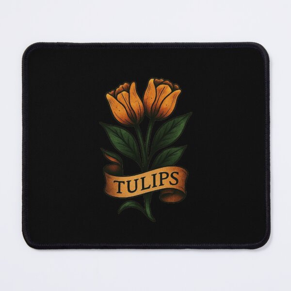 Item preview, Tulips Tattoo designed and sold by FLATVAC STICKER.