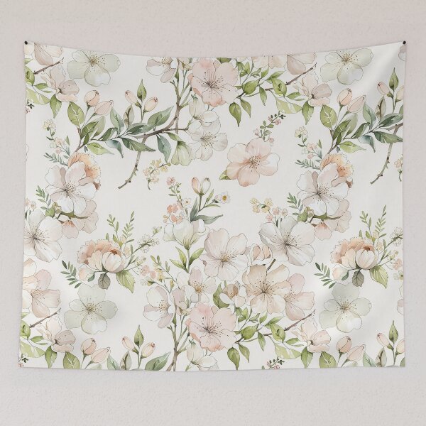 Item preview, Spring Flowers Watercolor and Ink designed and sold by CoolPixels.