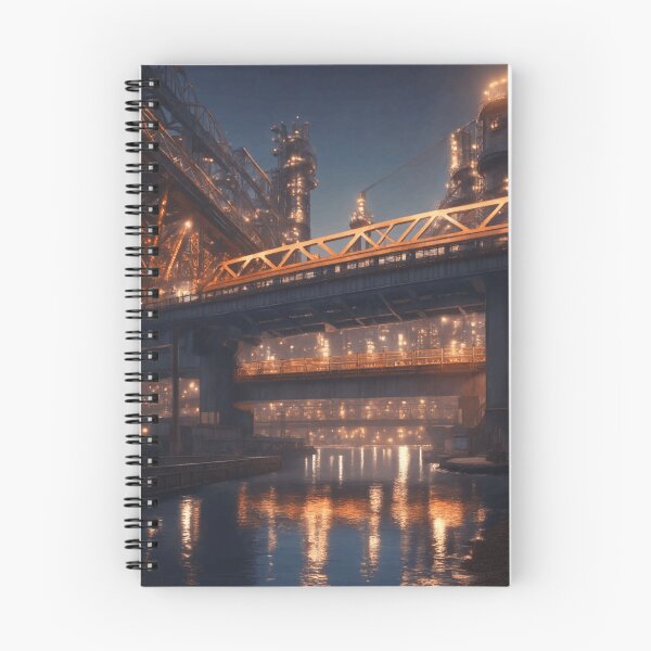 Item preview, Night Lights on the Steel Bridge designed and sold by SEIMEI2025.