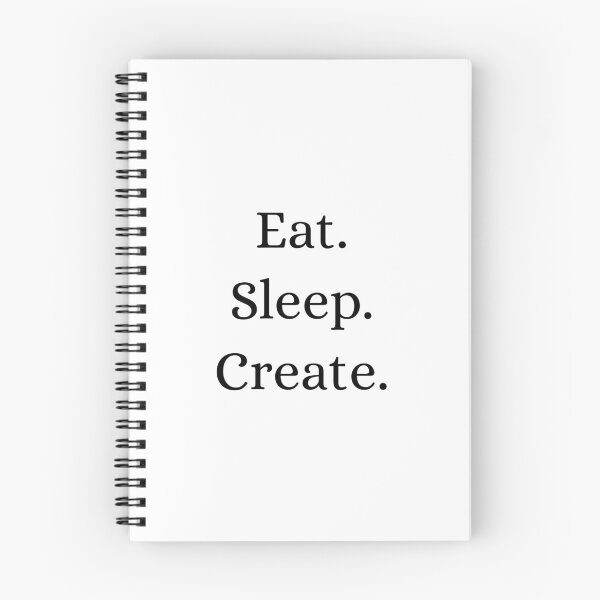 Item preview, Eat. Sleep. Create. designed and sold by SandyBarberDesigns.