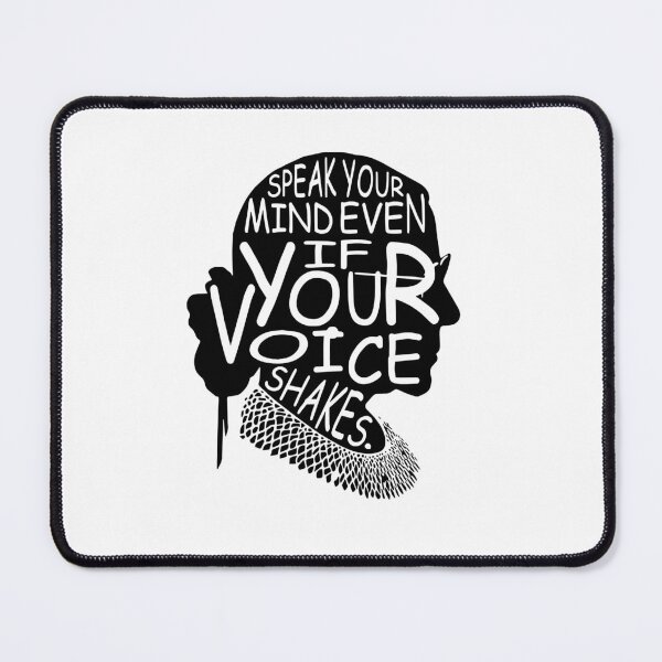 Item preview, Ruth Bader Ginsburg Speak Your Mind Even If Your Voice Shakes designed and sold by SidDouglas8.