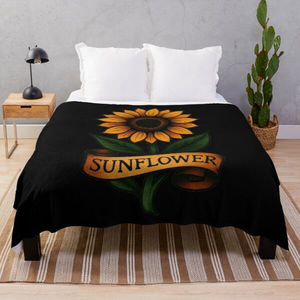 Item preview, Sunflower Tattoo designed and sold by FLATVAC STICKER.